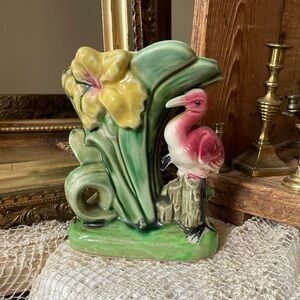 Vtg Flamingo Vase‎